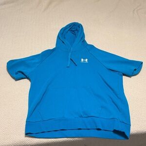 Under Armour Teal Short Sleeve Hoodie
